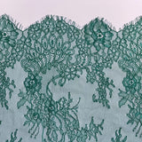 Chantilly Lace - Floral Teal Green