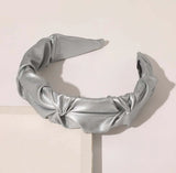 Faux Leather Ruched Headbands - AU