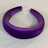 Velvet Padded Headbands - US - B Unique Millinery Bright Purple