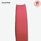 Petersham Ribbon - Coral Pink