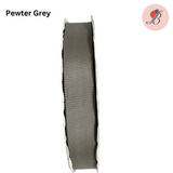 Petersham Ribbon - Pewter Grey