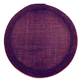 Sinamay Round [4in] Hat Bases - US - B Unique Millinery