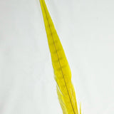 Dyed Pheasant Tail Feathers - Bright Yellow