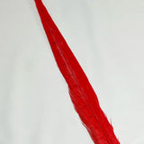 Dyed Pheasant Tail Feathers - Red