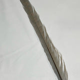 Dyed Pheasant Tail Feathers - Pearl Grey