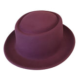 violet tweedsmuir  wool felt blocked hat bases