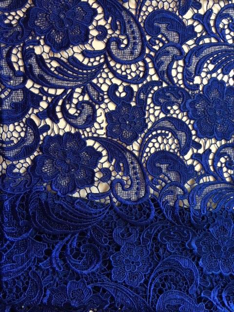 Guipure Lace Blue A - fabric fabric