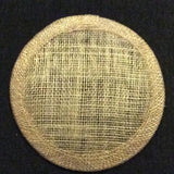 Sinamay Round [10cm] Bases - US - B Unique Millinery