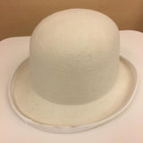 white gallymont Wool Felt Blocked Hat Bases 